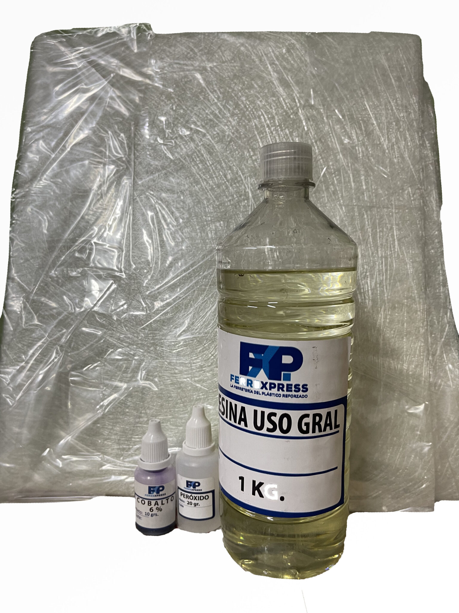 KIT FIBRA DE VIDRIO 1KG